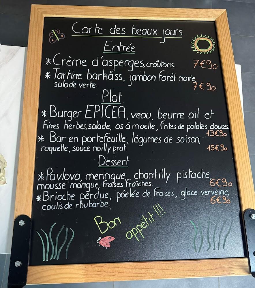 Restaurant le 240 - Menu Image 2